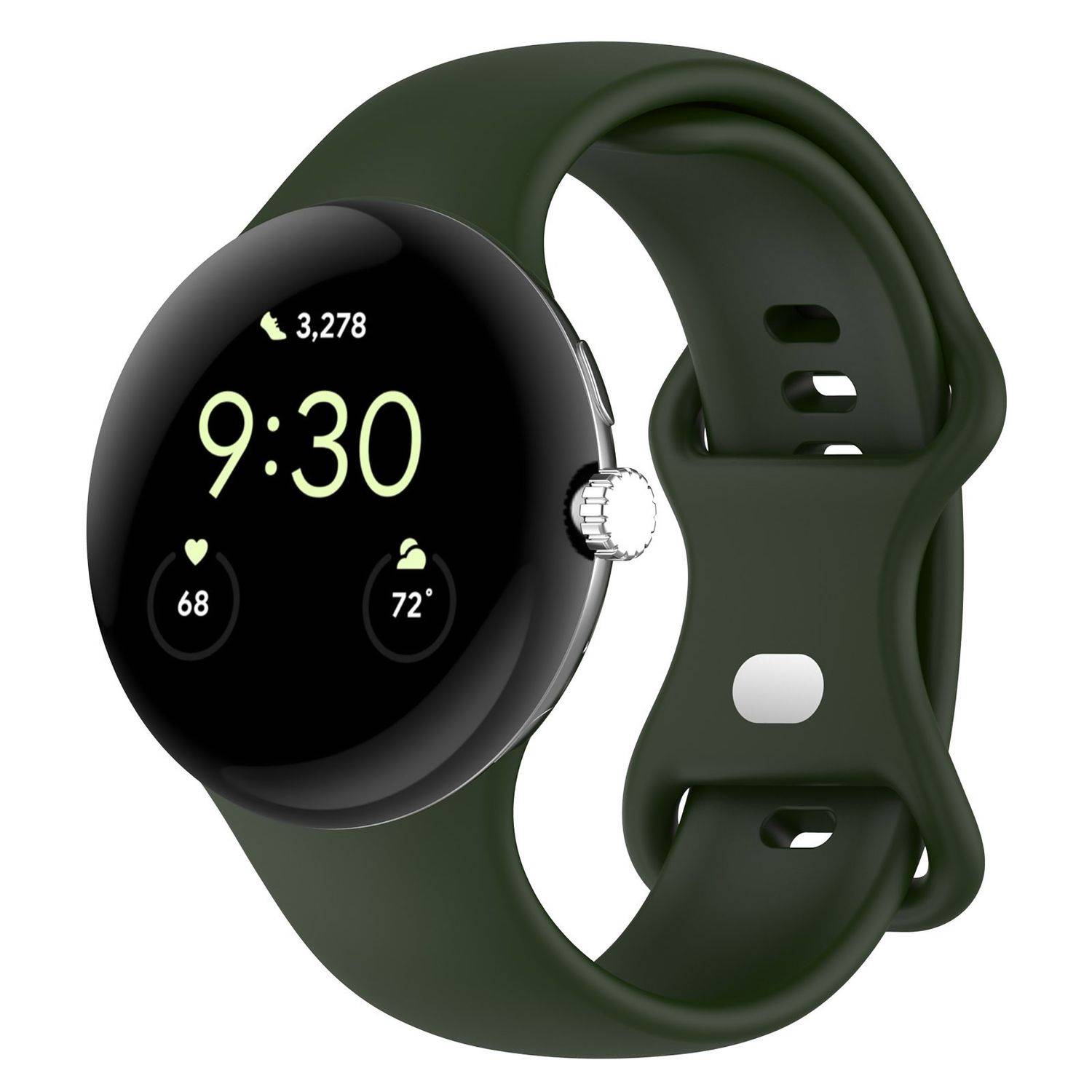Smartwatch Armband für Google Pixel Watch 5 / 4 / 3 45mm Butterfly-Schnalle Band