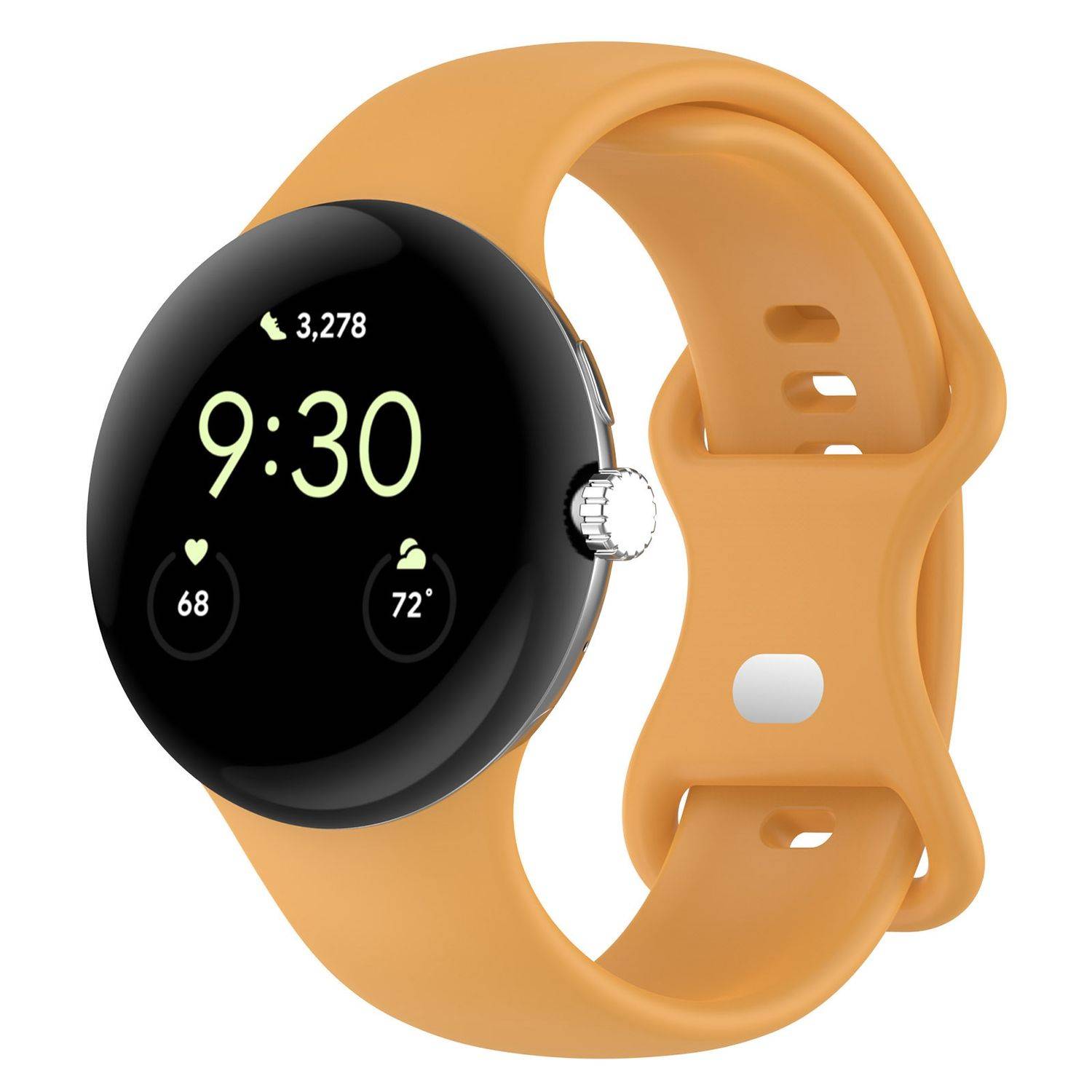 Smartwatch Armband für Google Pixel Watch 5 / 4 / 3 45mm Butterfly-Schnalle Band