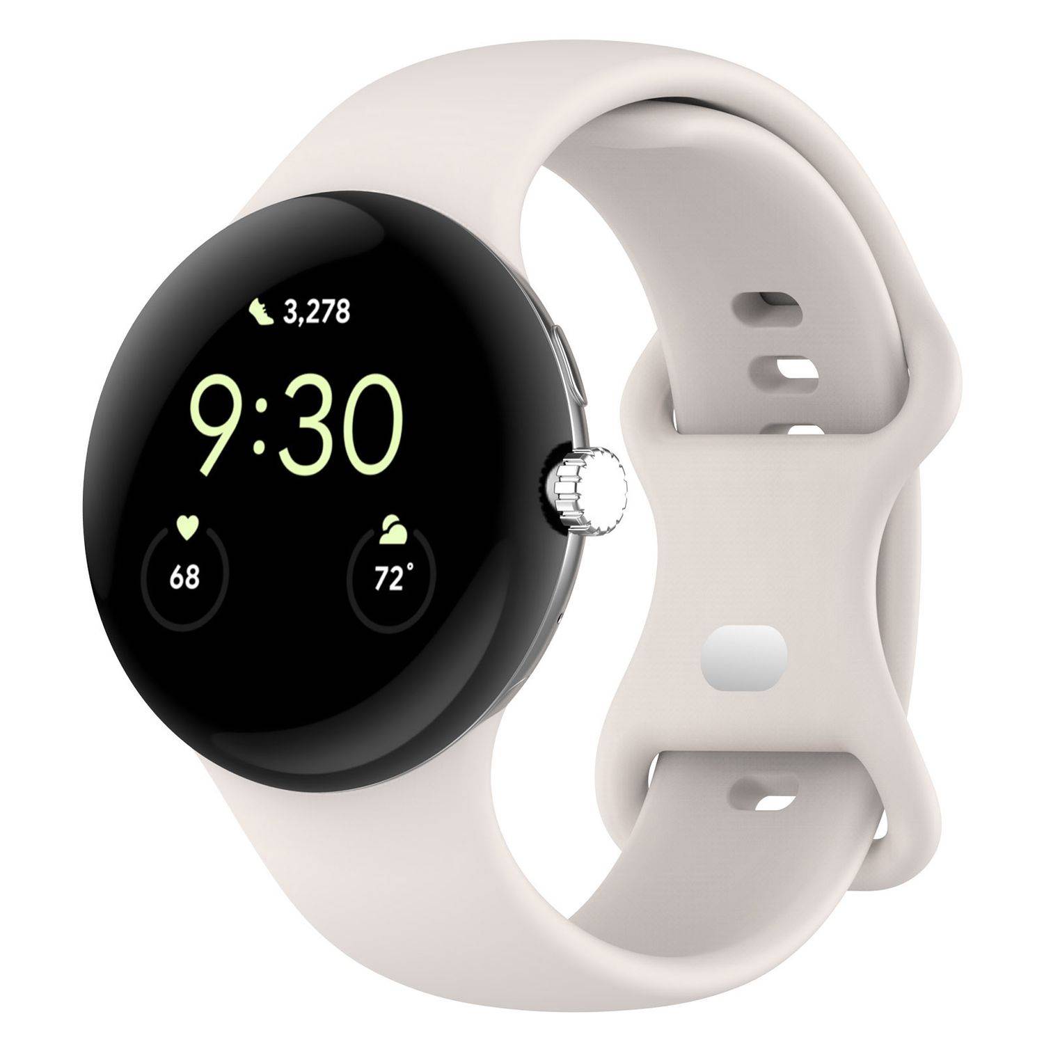 Smartwatch Armband für Google Pixel Watch 5 / 4 / 3 45mm Butterfly-Schnalle Band