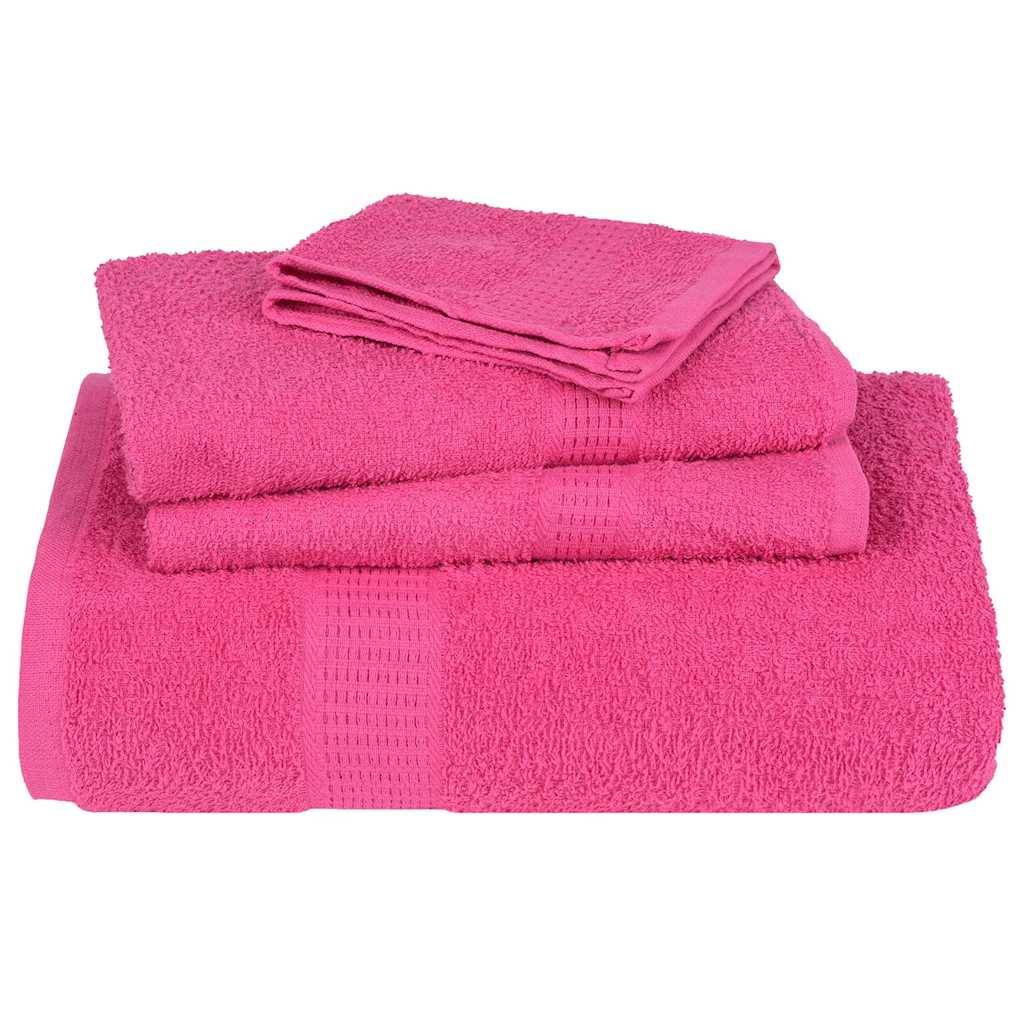 vidaXL Gästetücher 10 Stk. Rosa 30x50 cm 360 g/m² 100% Baumwolle