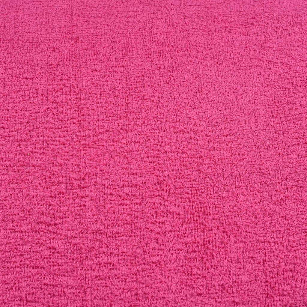 vidaXL Duschtücher 10 Stk. Rosa 70x140 cm 360 g/m² 100% Baumwolle