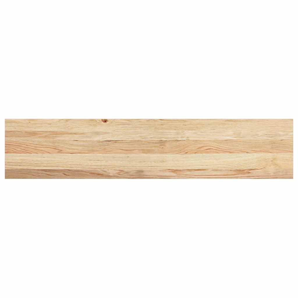 vidaXL Treppenstufen 8 Stk. Unbehandelt 120x25x2 cm Massivholz Eiche