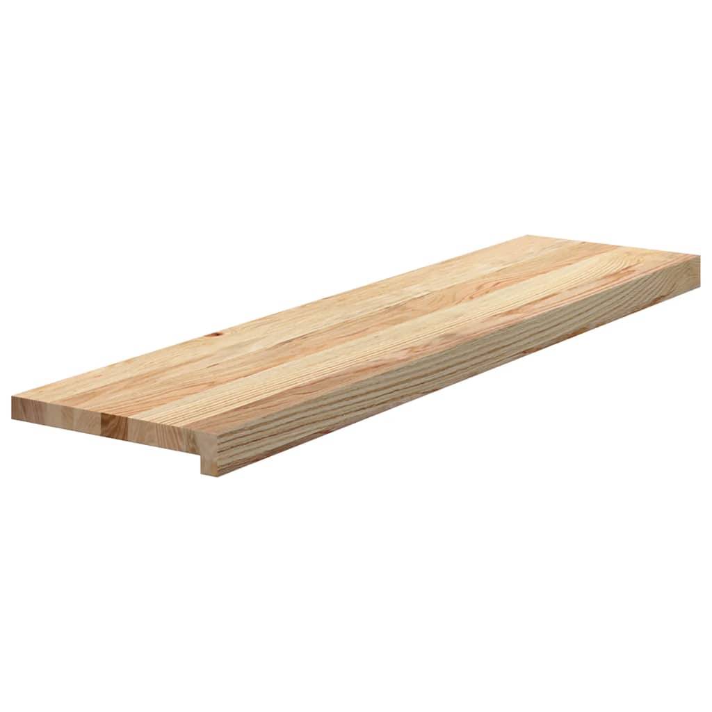 vidaXL Treppenstufen 20 Stk. Unbehandelt 100x30x2 cm Massivholz Eiche