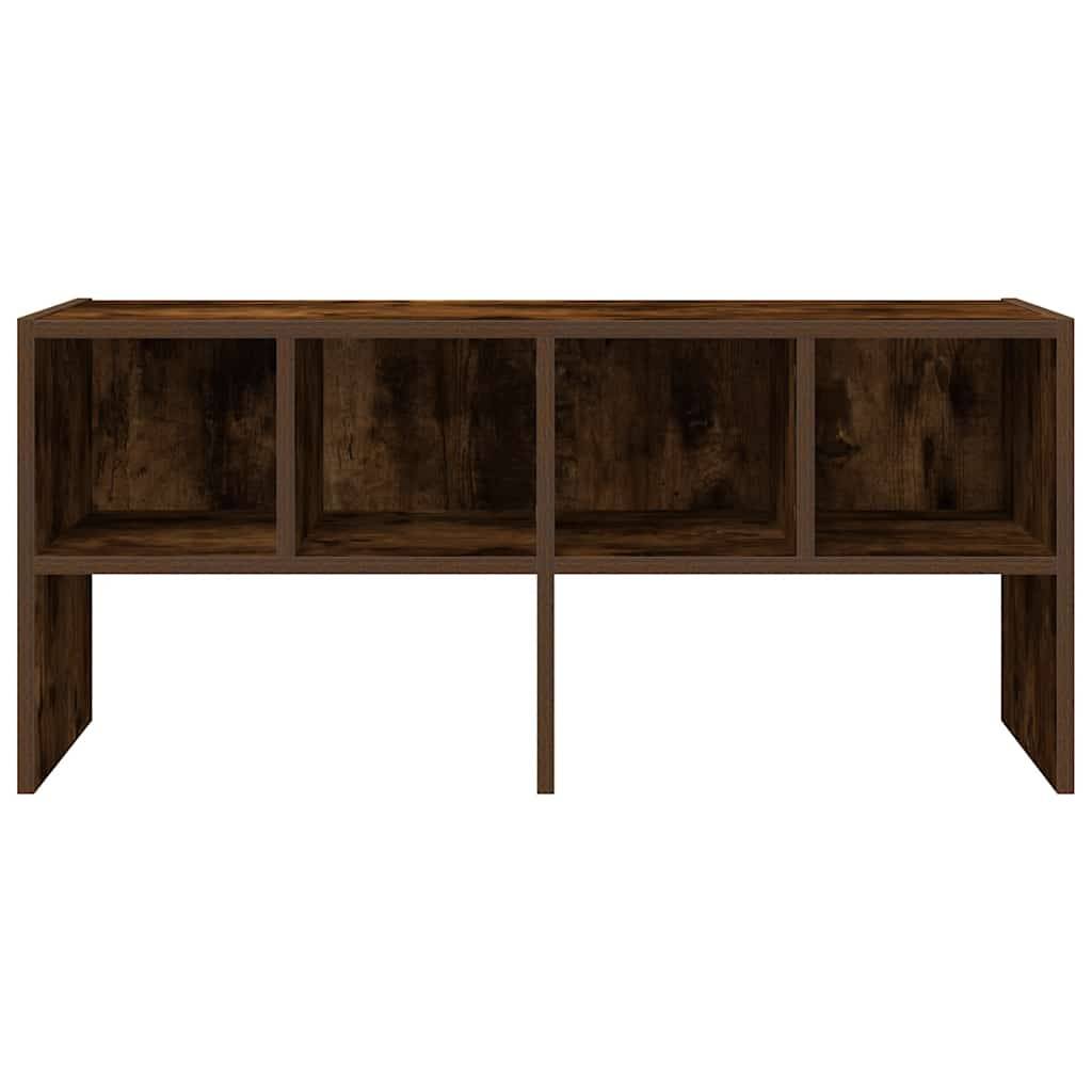 vidaXL Schuhregal Stapelbar Räuchereiche 89,5x30x40 cm