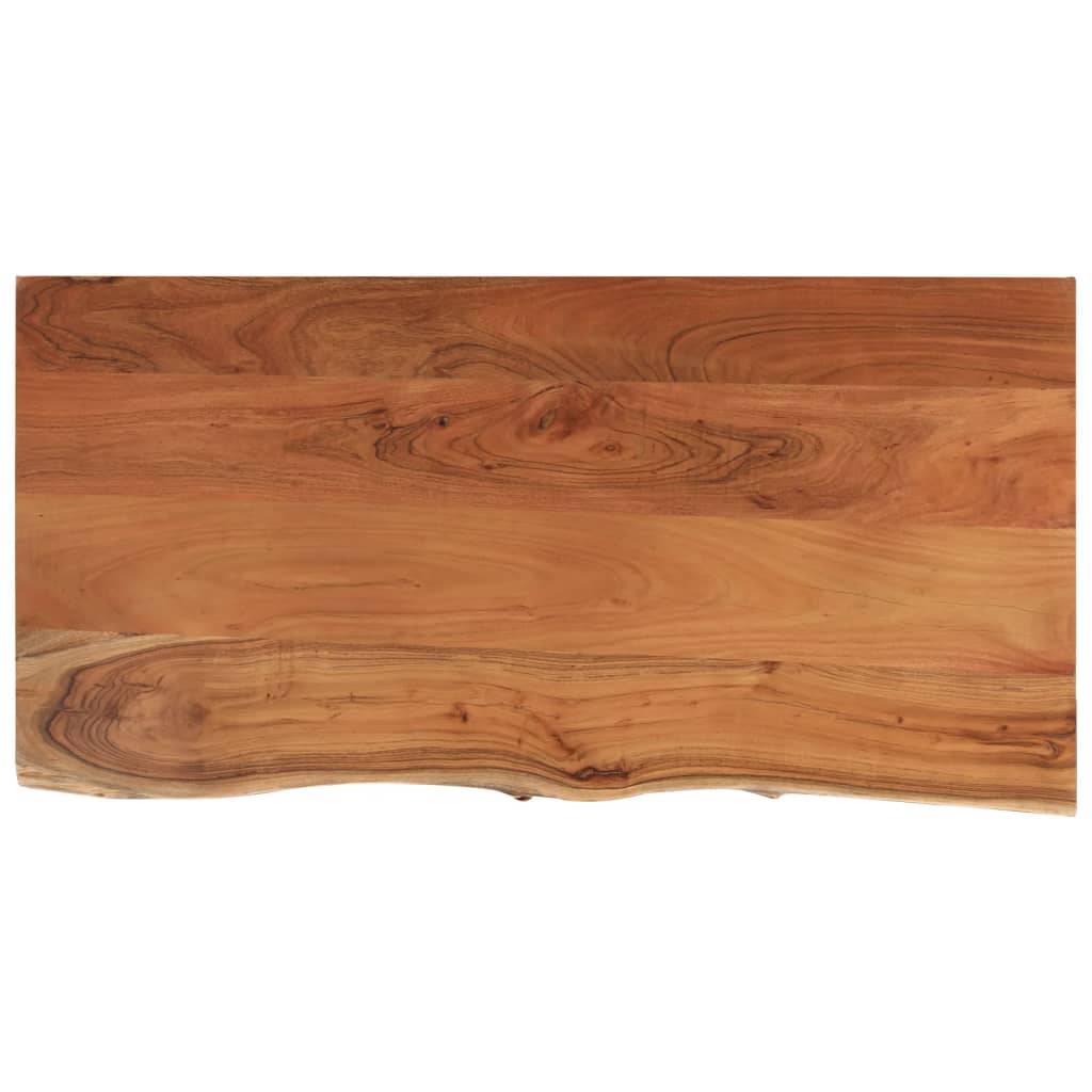 vidaXL Waschtischplatte 120x60x2,5 cm Rechteckig Massivholz Akazie