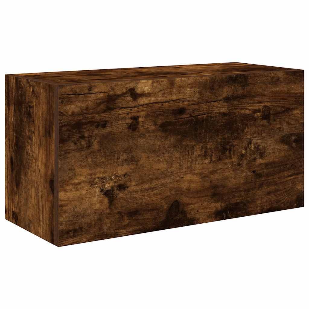 vidaXL Bad-Wandschrank Räuchereiche 60x25x30 cm Holzwerkstoff