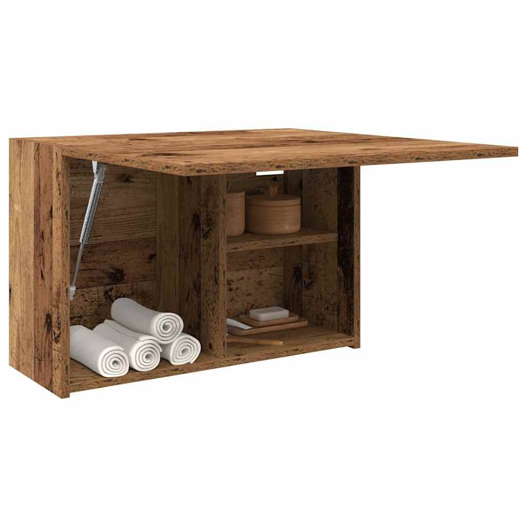 vidaXL Bad-Wandschrank Altholz-Optik 60x25x40 cm Holzwerkstoff