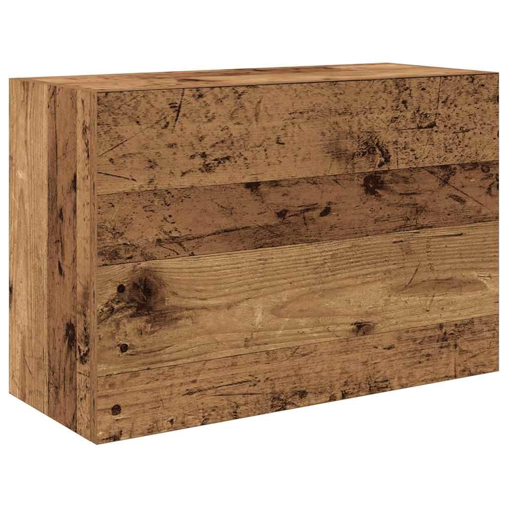 vidaXL Bad-Wandschrank Altholz-Optik 60x25x40 cm Holzwerkstoff
