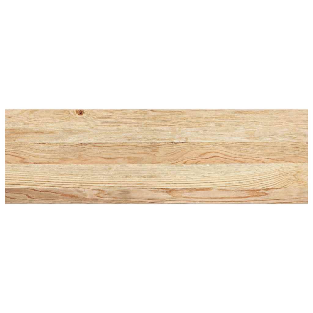 vidaXL Treppenstufen 2 Stk. Unbehandelt 80x30x2 cm Massivholz Eiche