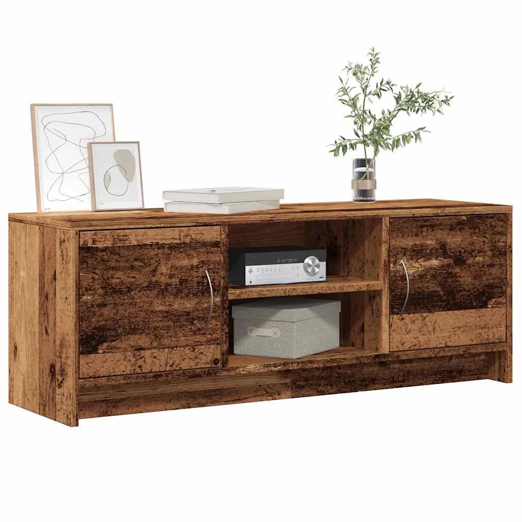 vidaXL TV-Schrank Altholz-Optik 102x30x37,5 cm Holzwerkstoff