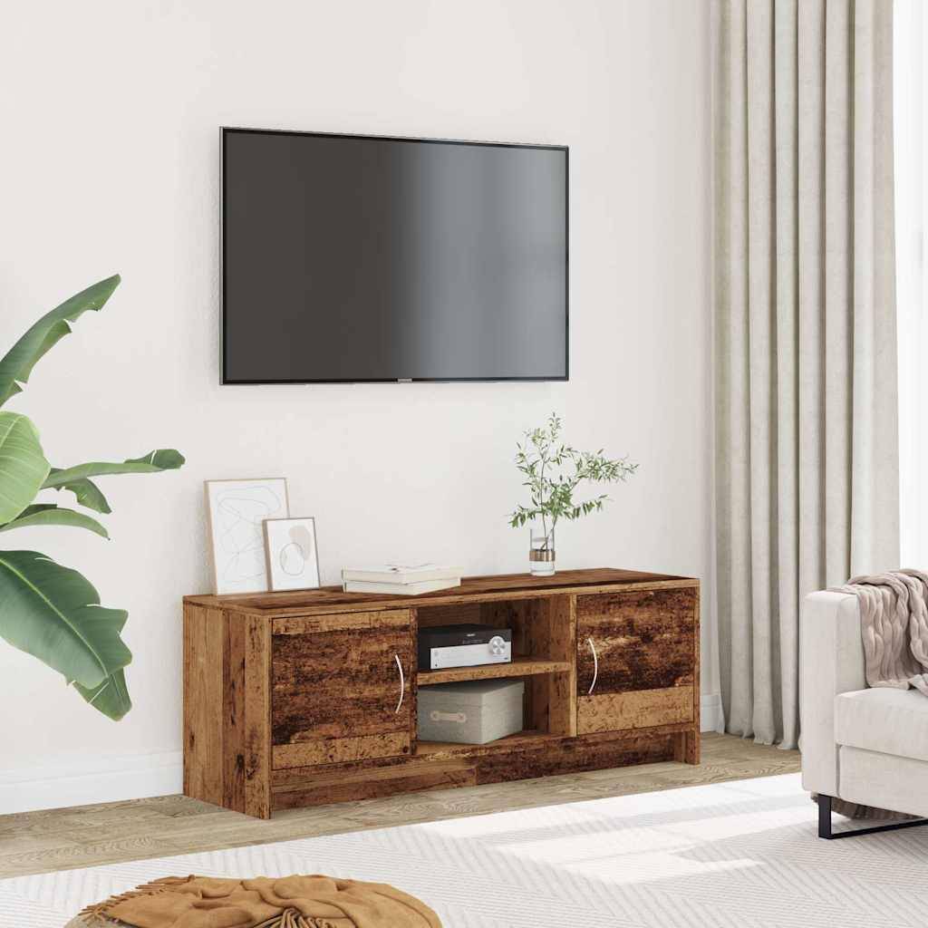 vidaXL TV-Schrank Altholz-Optik 102x30x37,5 cm Holzwerkstoff
