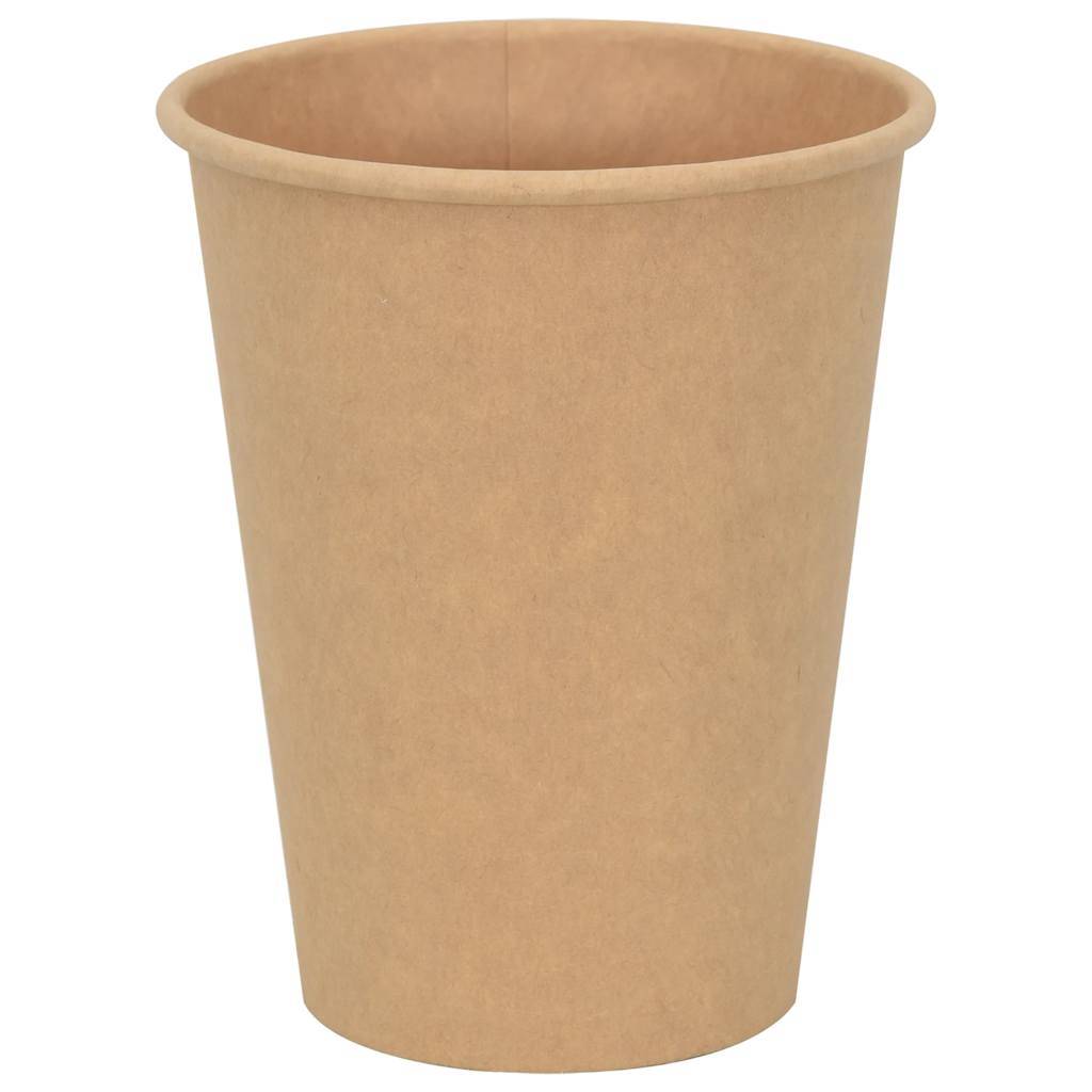 vidaXL Pappbecher 1000 Stk. 12oz 300ml Braun