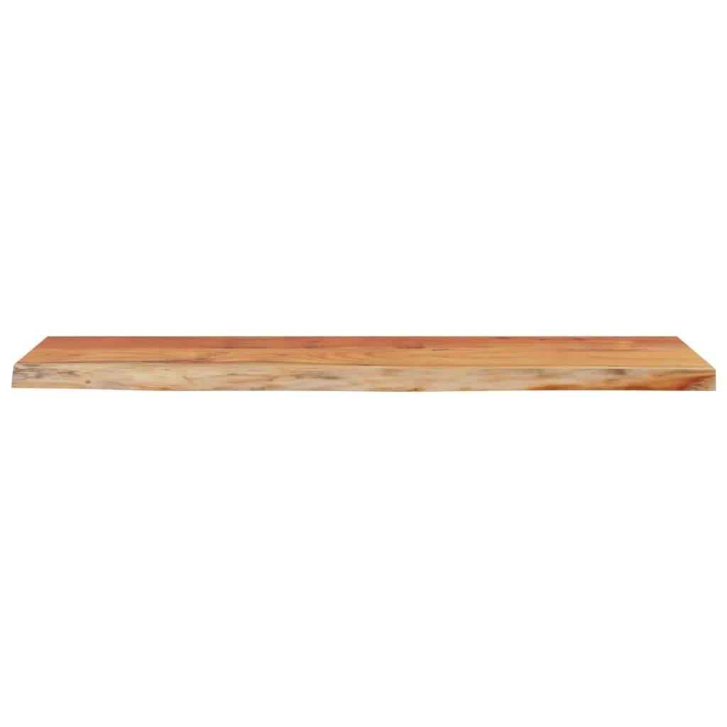 vidaXL Wandregal 120x30x3,8 cm Rechteckig Massivholz Akazie Baumkante