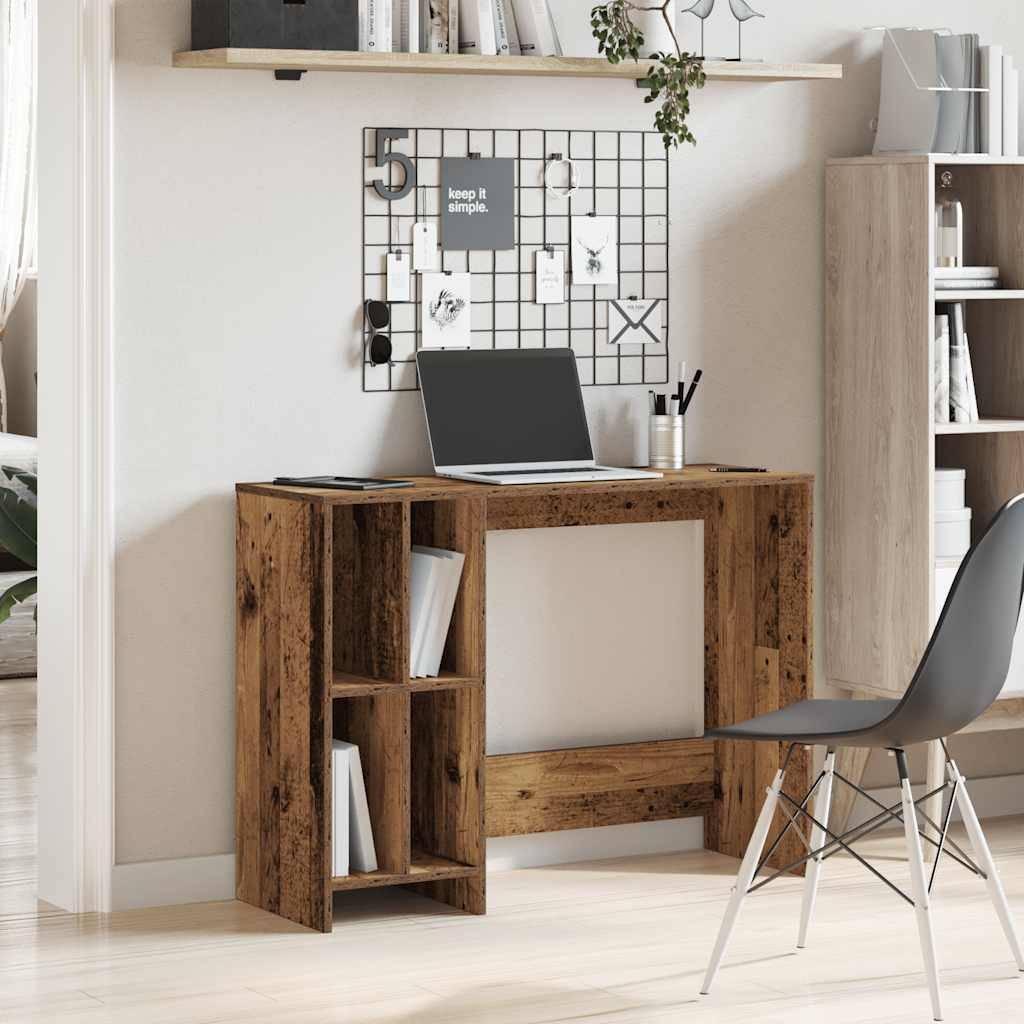 vidaXL Schreibtisch Altholz-Optik 102,5x35x75 cm Holzwerkstoff