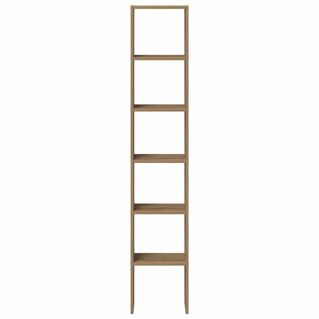 vidaXL Bücherregale 2 Stk. Stapelbar Artisan-Eiche 30x30x80 cm