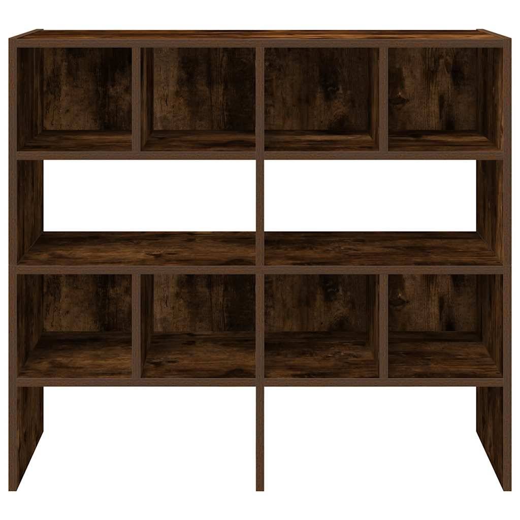 vidaXL Schuhregale 2 Stk. Stapelbar Räuchereiche 89,5x30x40 cm