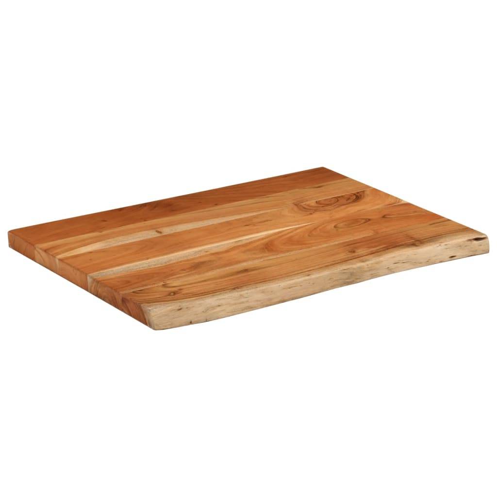 vidaXL Waschtischplatte 80x60x2,5 cm Rechteckig Massivholz Akazie