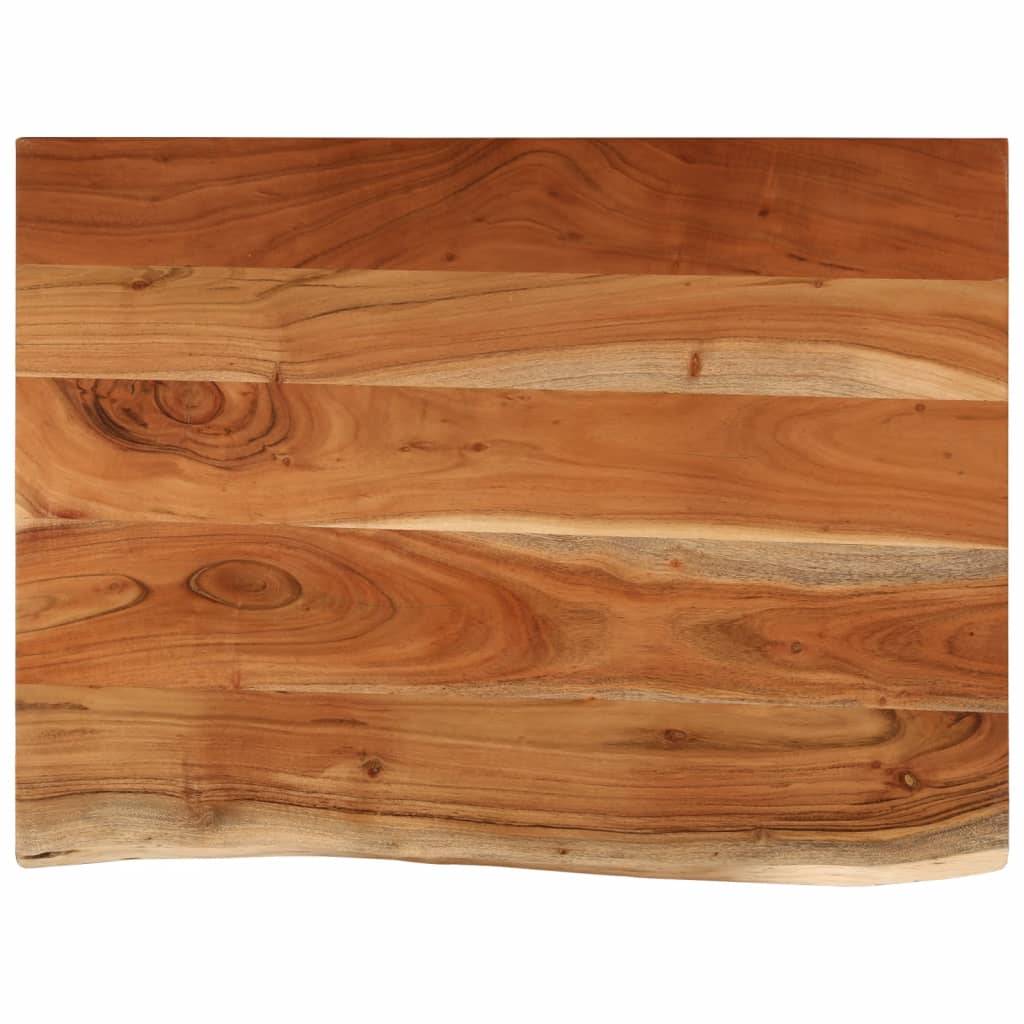 vidaXL Waschtischplatte 80x60x2,5 cm Rechteckig Massivholz Akazie
