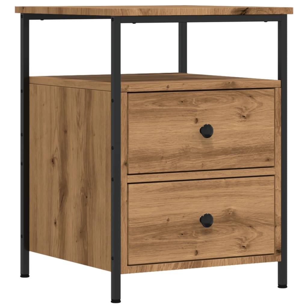 vidaXL Nachttisch Artisan-Eiche 44x45x60 cm Holzwerkstoff