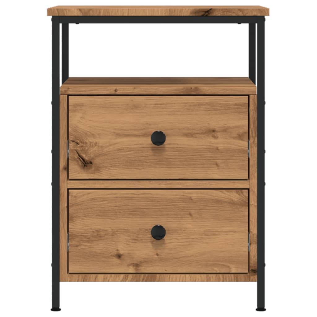 vidaXL Nachttisch Artisan-Eiche 44x45x60 cm Holzwerkstoff