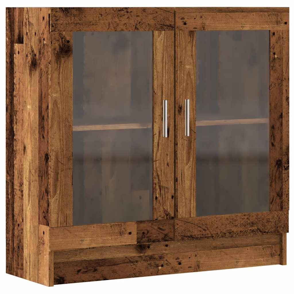 vidaXL Bücherschrank Altholz-Optik 82,5x30,5x80 cm Holzwerkstoff