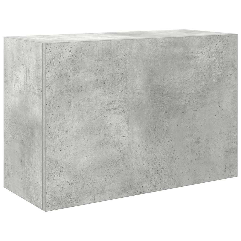 vidaXL Bad-Wandschrank Betongrau 60x25x40 cm Holzwerkstoff
