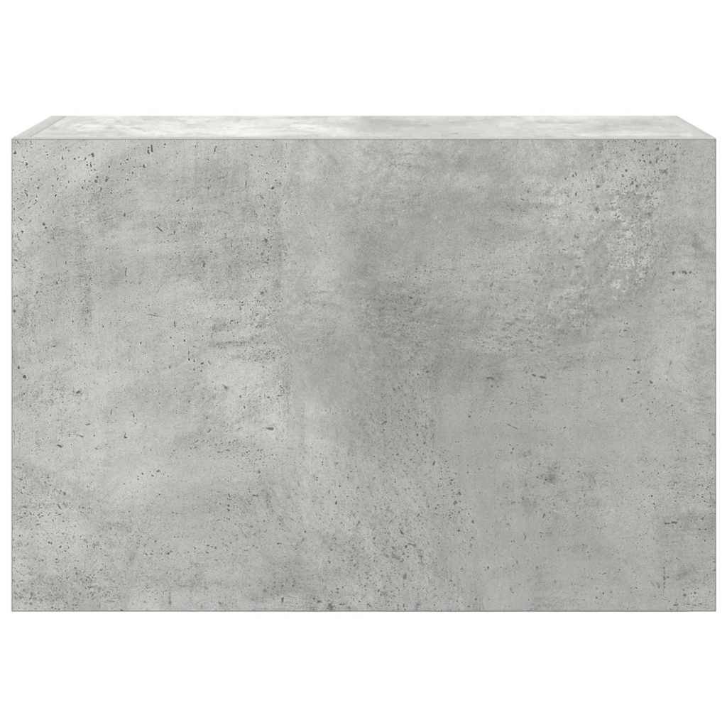 vidaXL Bad-Wandschrank Betongrau 60x25x40 cm Holzwerkstoff