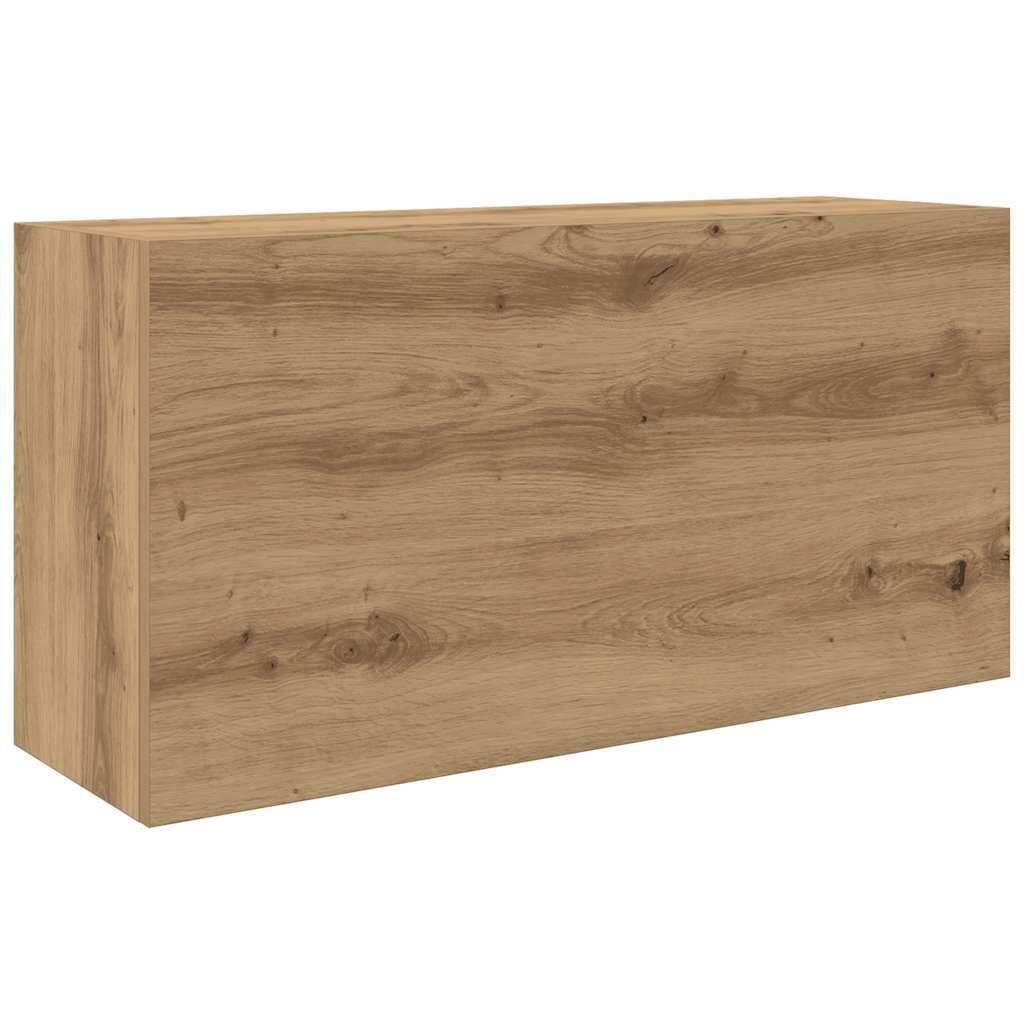 vidaXL Bad-Wandschrank Artisan-Eiche 80x25x40 cm Holzwerkstoff