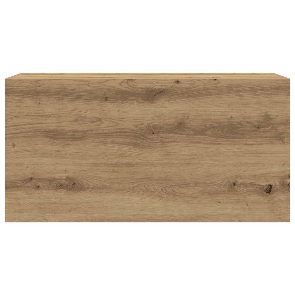 vidaXL Bad-Wandschrank Artisan-Eiche 80x25x40 cm Holzwerkstoff