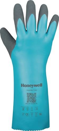 Honeywell Safety Products Deutschland GmbH & Co. KG Chemiehandschuhe FLEXTRIL™ 211 Gr.9 grün EN 388,EN 374,EN 407 PSA II