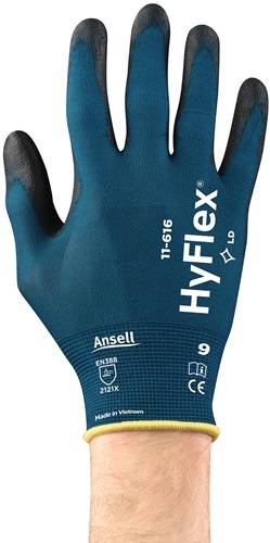 Ansell GmbH Handschuhe HyFlex® 11-616 Gr.10 grünblau/schwarz EN 388:2016 PSA II 12 PA 11616100