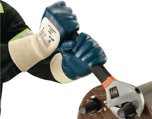Ansell GmbH Handschuhe ActivArmr Hylite 47-400 Gr.10 weiß/blau EN 388 PSA II ANSELL 47400100