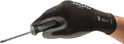 Ansell GmbH Handschuhe HyFlex 11-601 Gr.10 schwarz/grau EN 388 PSA II Nyl.m.PU ANSELL 11601100