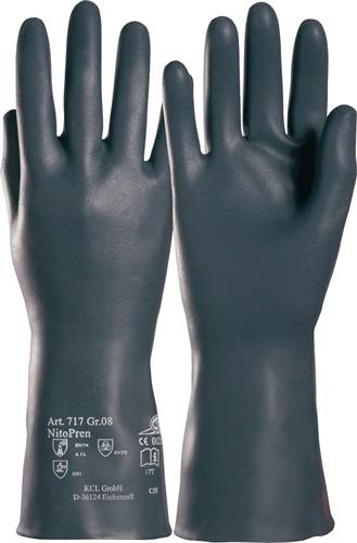 KCL GmbH Industriepark Rhön Chemiehandschuh Nitopren 717 Gr.9 dunkelgrau EN 388,EN 374 PSA III HONEYWELL 071709141E