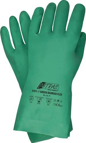 AS Arbeitsschutz GmbH Chemikalienschutzhandschuhe Green Barrier Flex Gr.8 grün EN 388,EN 374 3451-8