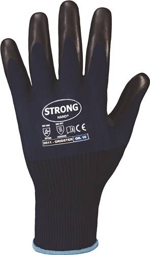 HELMUT FELDTMANN GmbH Handschuhe GRIDSTER Gr.11 dunkelblau/schwarz EN 388,EN 407 PSA II STRONGHAND 0511-11