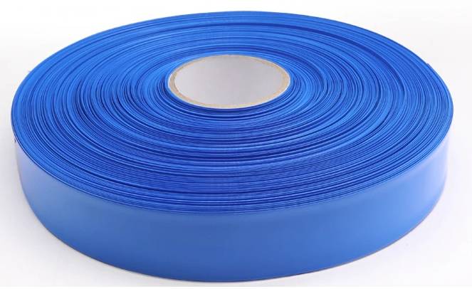 Schrumpfschlauch - PVC Heat Shrink Tube - Blau / Blue - Länge: 1 Meter - Breite 255mm
