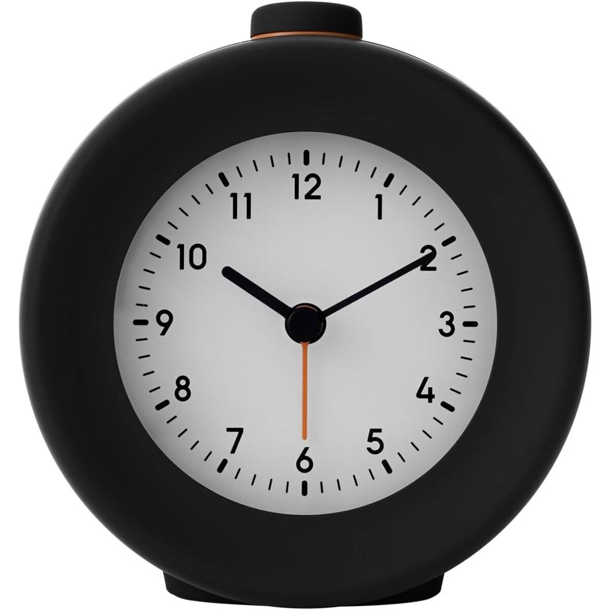 Bell 2 Wecker Digital mit minimiertem blauem Bildschirm Licht, 10 Melodien Schwarz