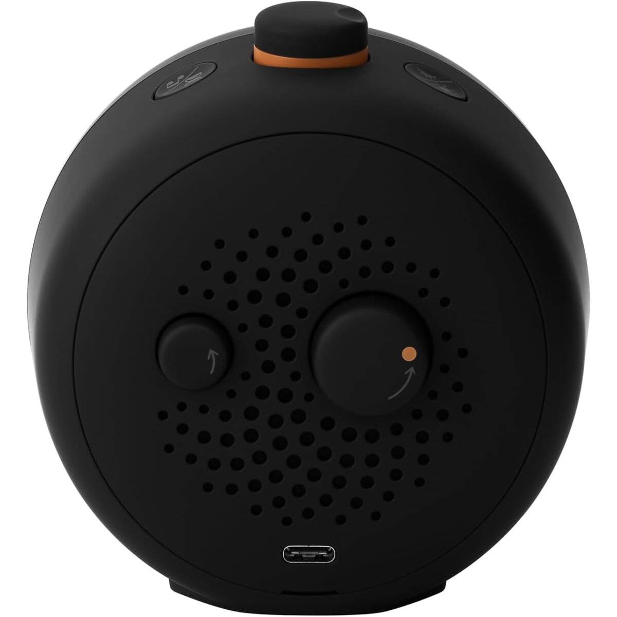 Bell 2 Wecker Digital mit minimiertem blauem Bildschirm Licht, 10 Melodien Schwarz