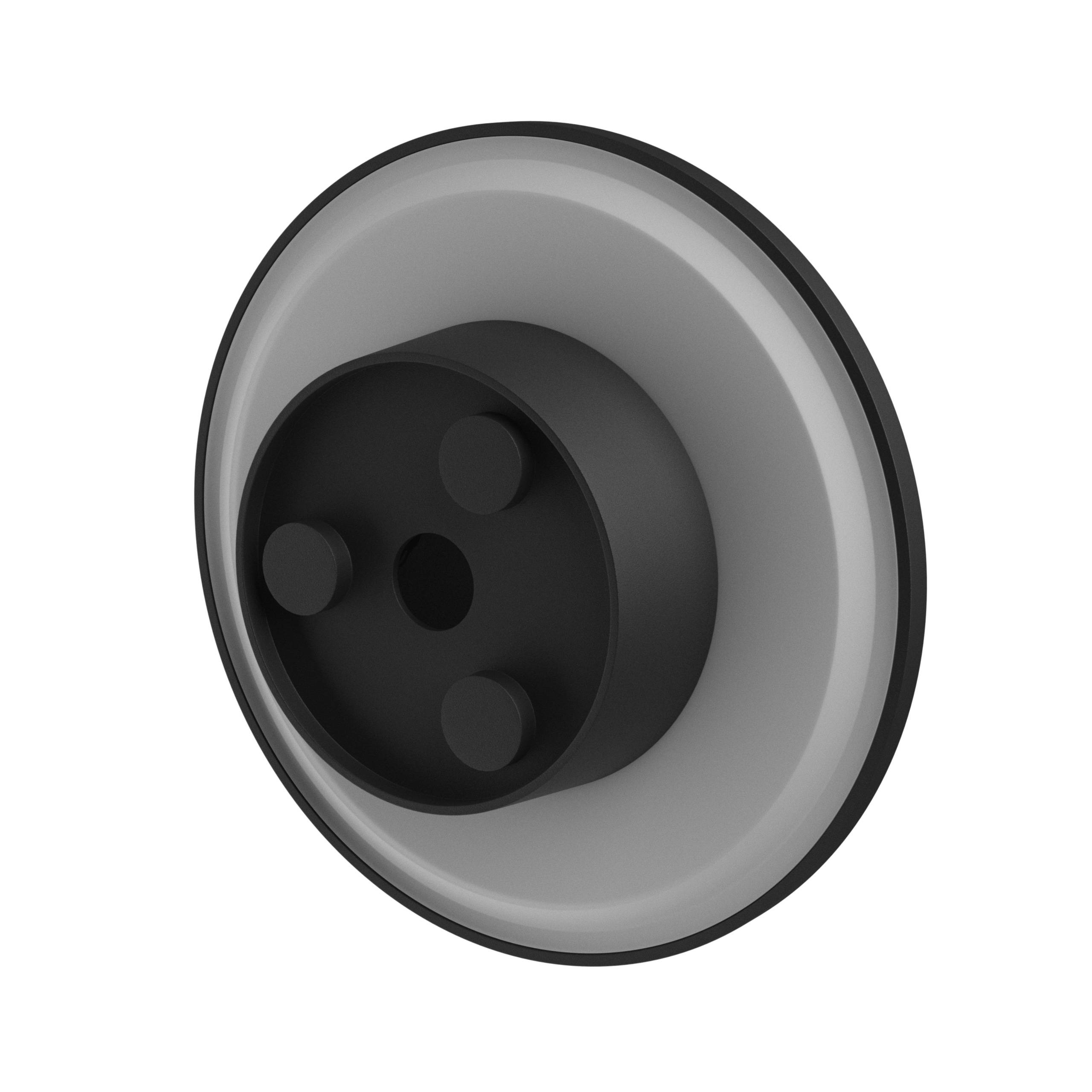 Spectrum LED Wandleuchte PIATTA 12W Außenleuchte 1500lm schwarz IP44 rund CCT 3000-6000K