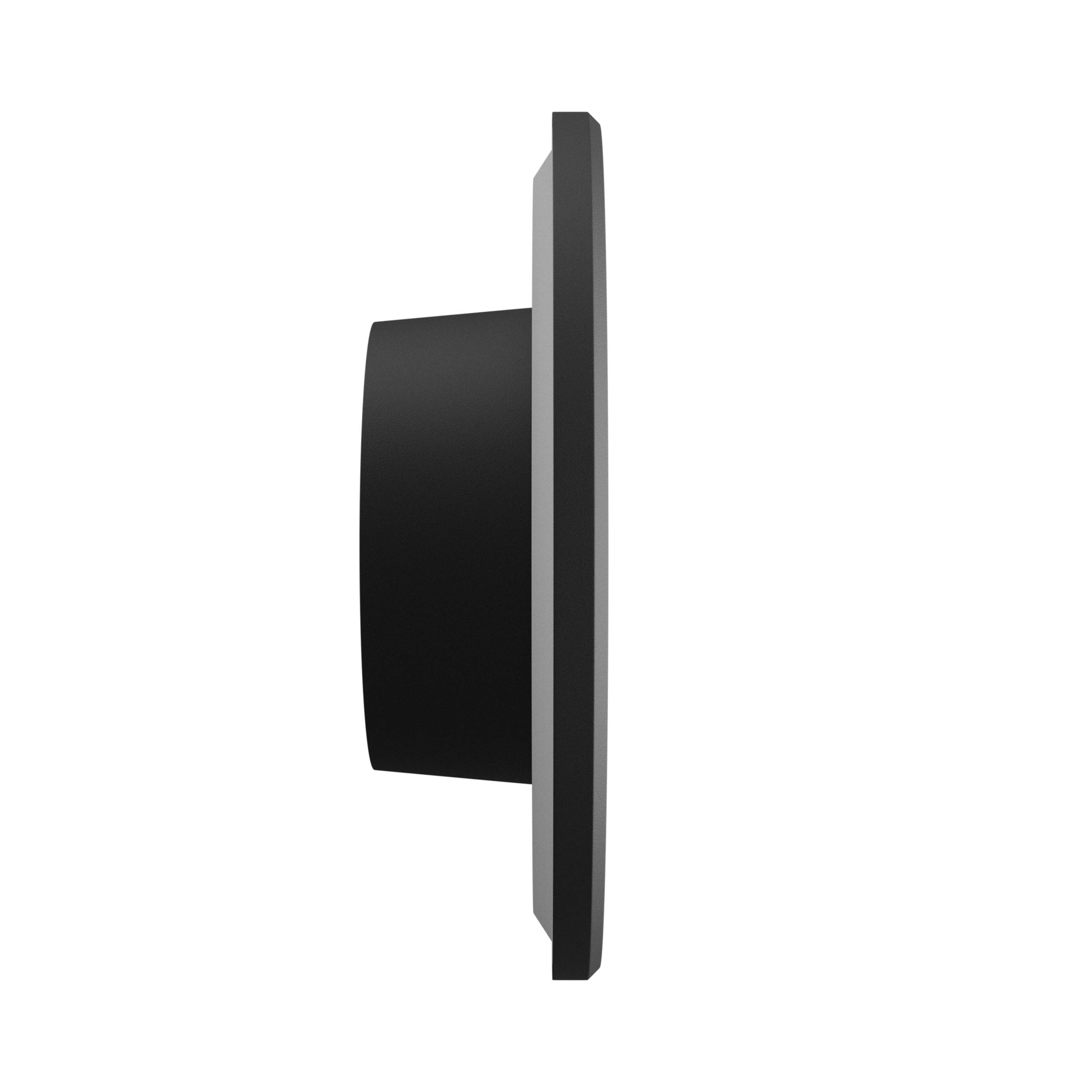 Spectrum LED Wandleuchte PIATTA 12W Außenleuchte 1500lm schwarz IP44 rund CCT 3000-6000K