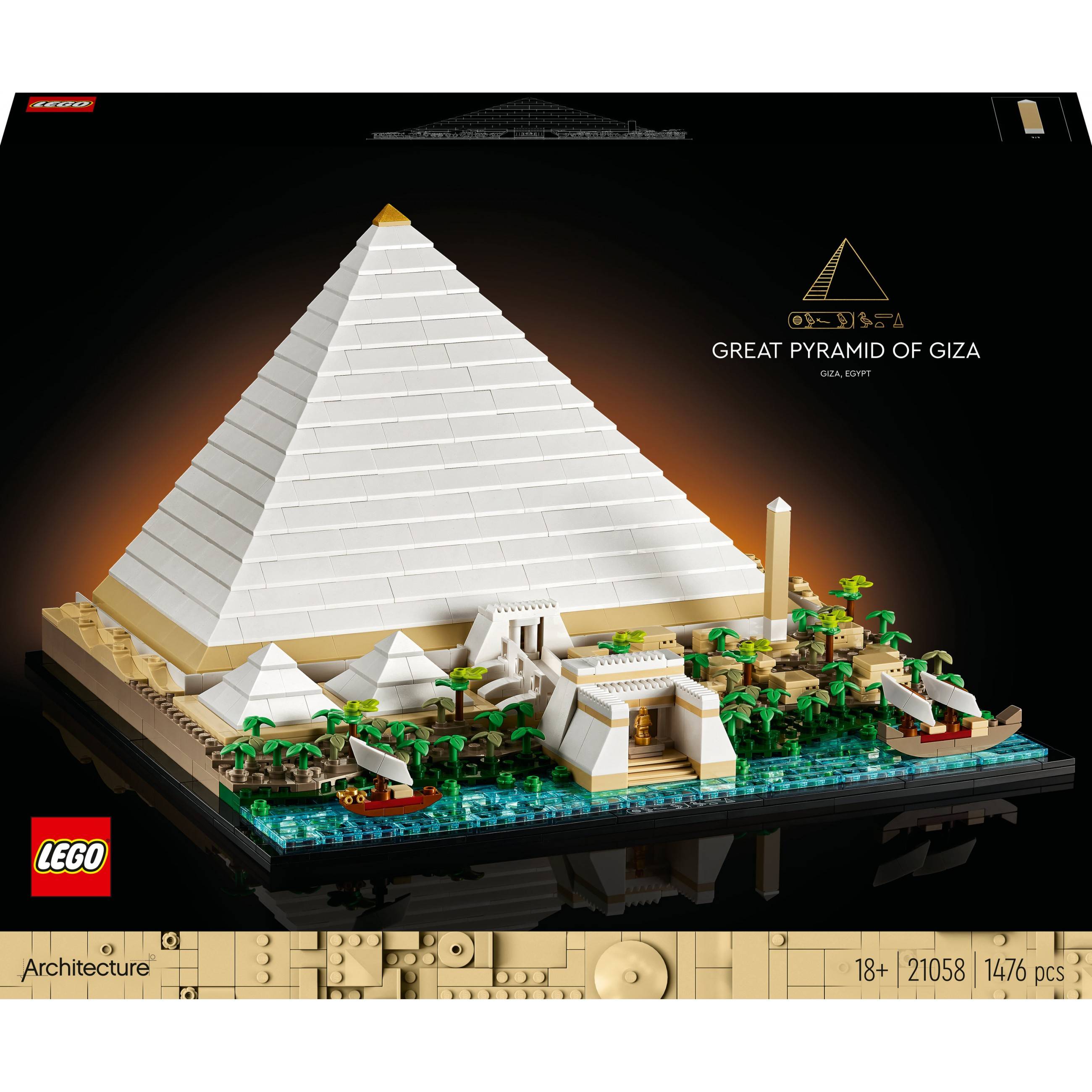 LEGO ARCHITECTURE Cheops-Pyramide 21058 Home & Living Spielzeug