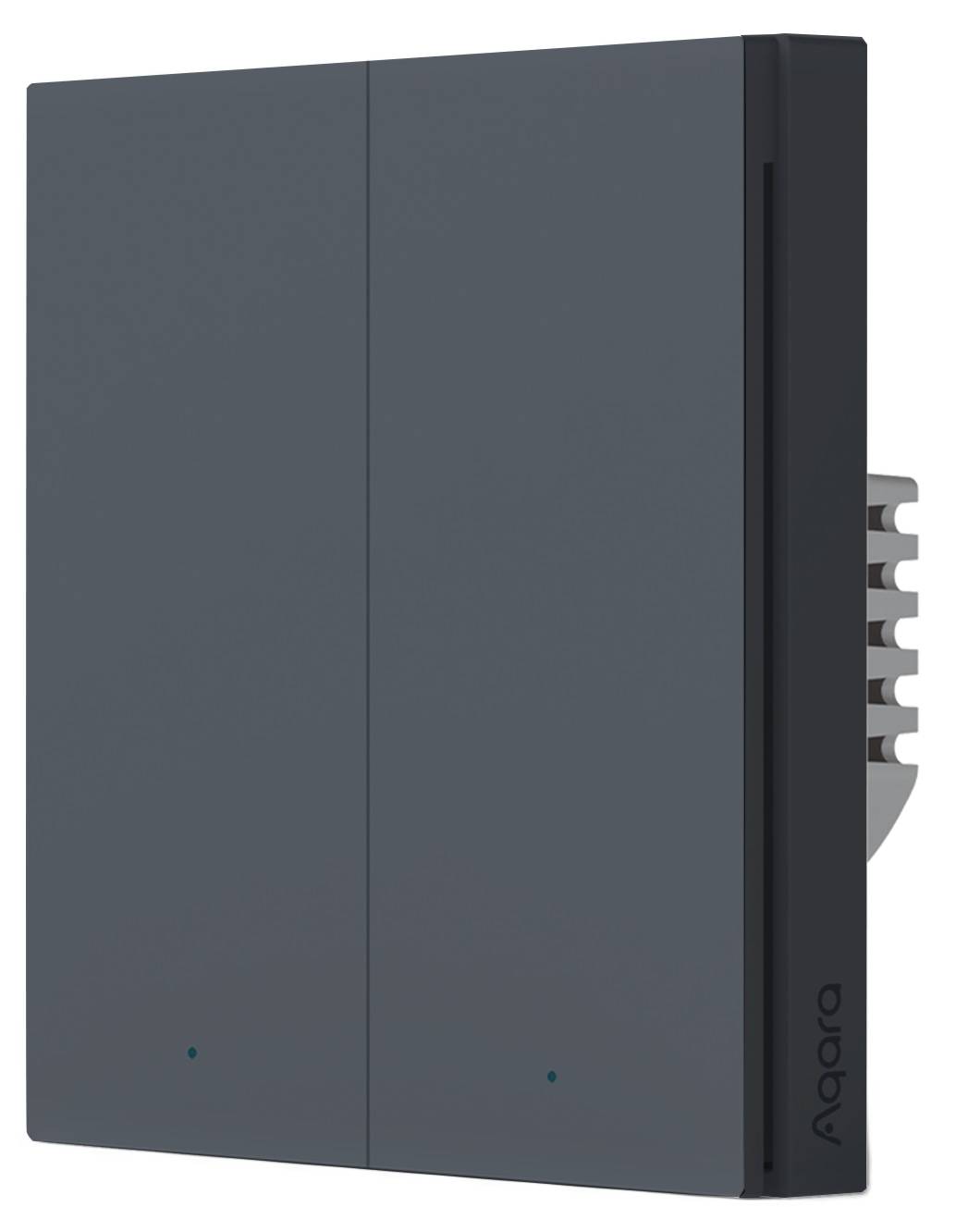 AQARA Serien-Funk-Wandschalter WS-EUK04-G H1, wandmontage, grau