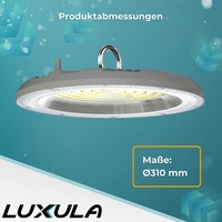 LUXULA LED-Hallenleuchte LX500137, HighBay, UFO, 200W, 20000lm, CCT, IP65 LUXULA LED-Hallenleuchte LX500137, HighBay, UFO, 200W, 20000lm, CCT, IP65