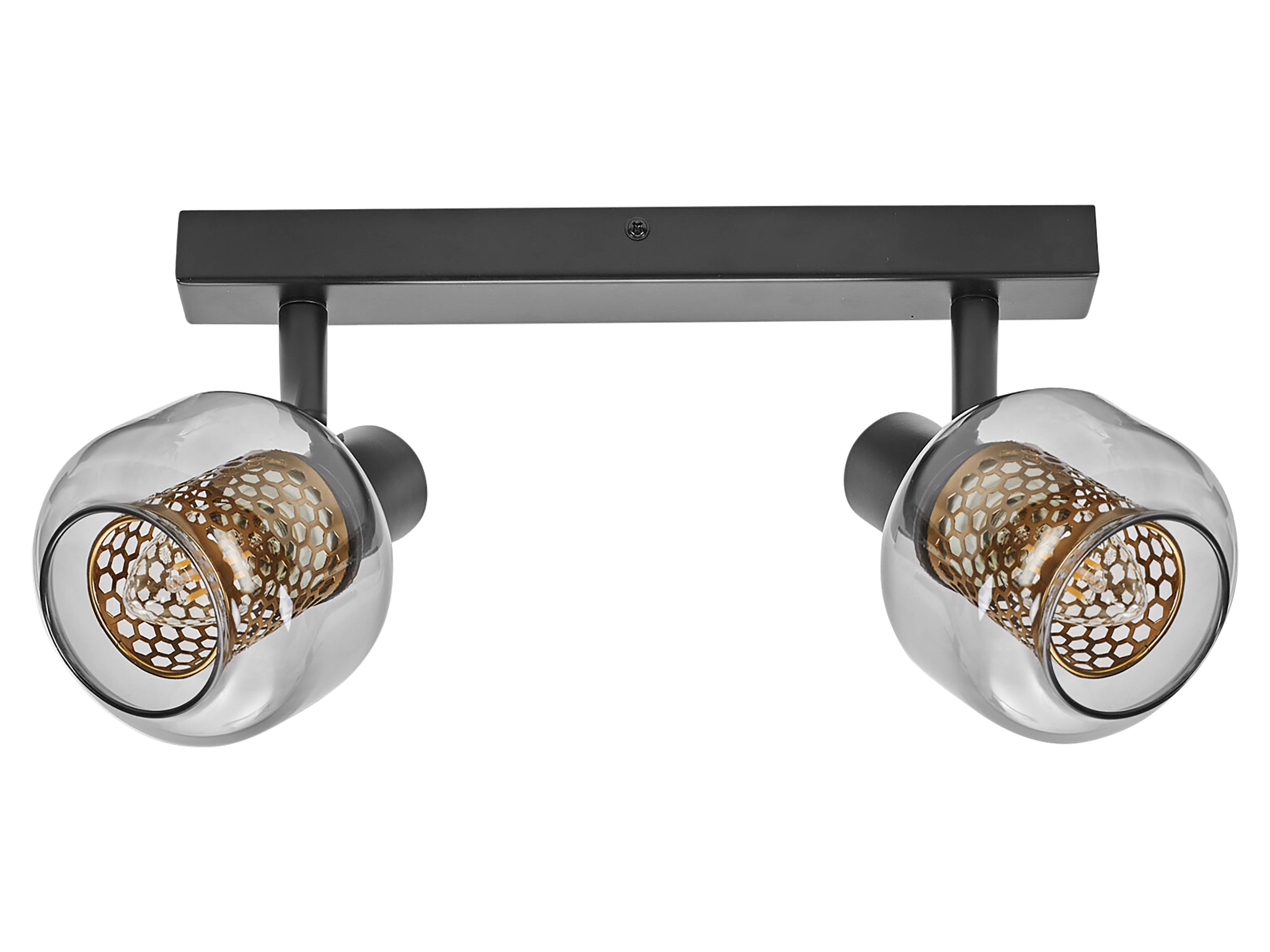 LEDVANCE LED-Deckenleuchte 4058075838031, 2 x E14, 5,6W, 500lm, 2700K, schwarz