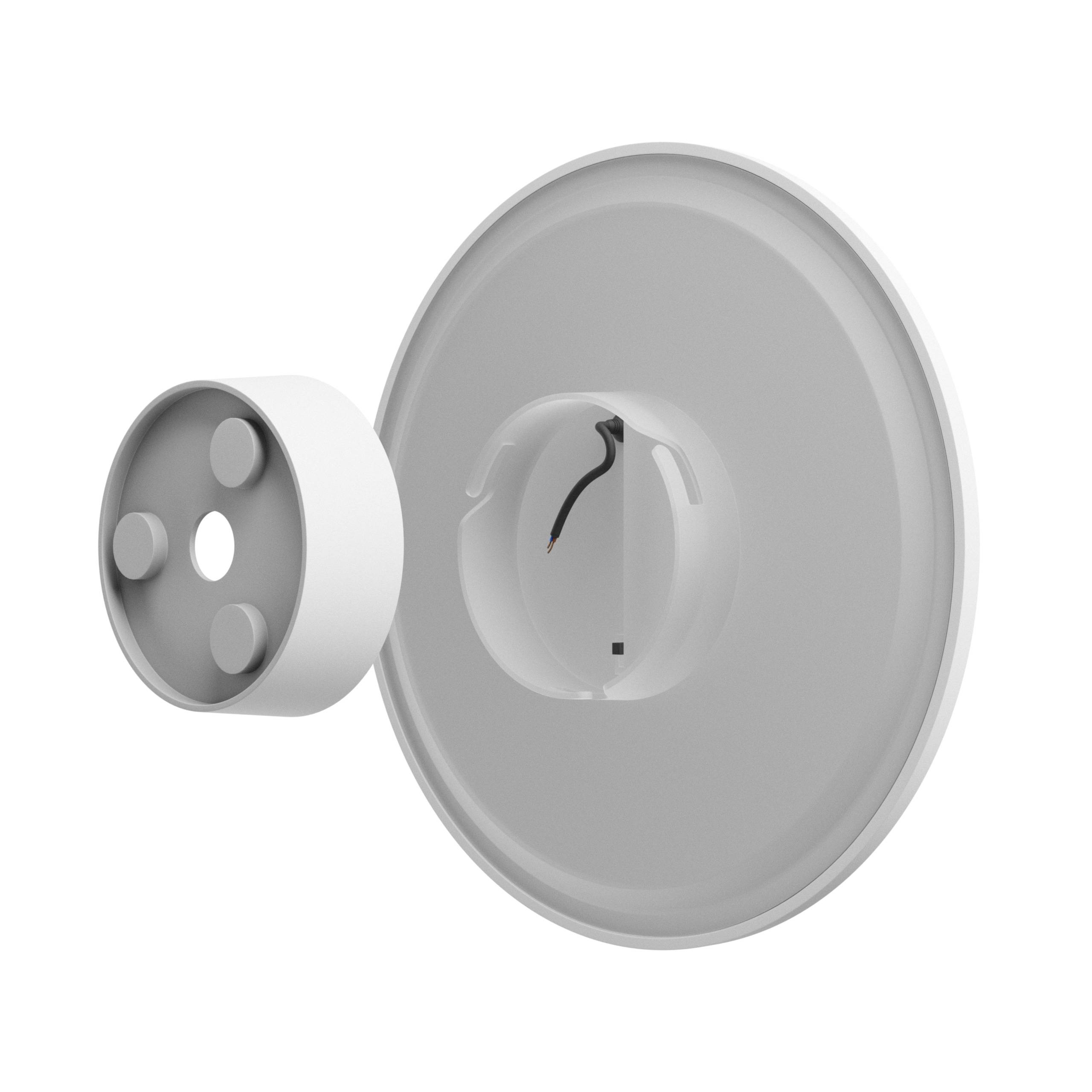 Spectrum LED Wandleuchte PIATTA 18W Außenleuchte 2350lm weiß IP44 rund CCT 3000-6000K