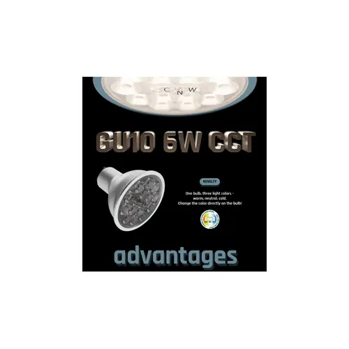 Spectrum LED GU10 6W Reflektor 550lm 38° mit Linse weiß 230V CCT 3000-6000K Spectrum LED GU10 6W Reflektor 550lm 38° mit Linse weiß 230V CCT 3000-6000K