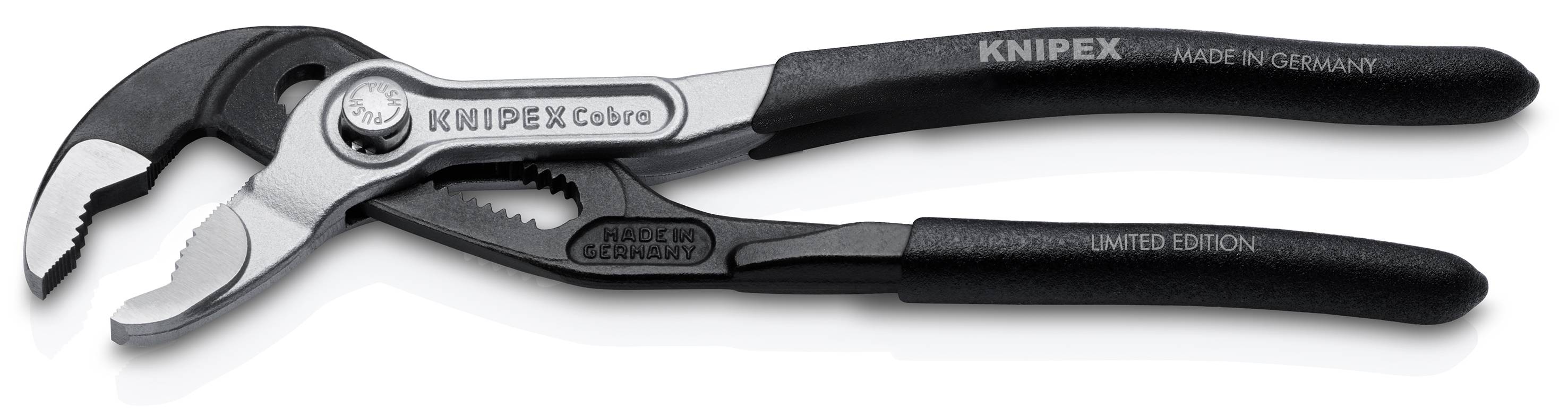 KNIPEX XMAS Cobra® Bi-Color Limited Hightech Wasserpumpenzange 180 mm 87 99 180 S01 weiße Verpackung