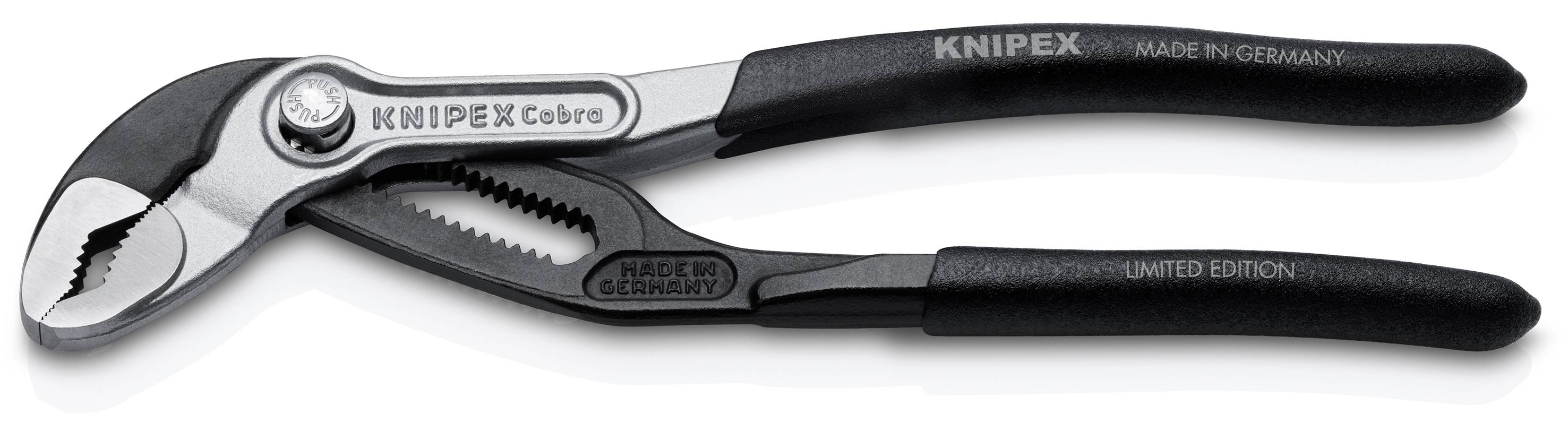 KNIPEX XMAS Cobra® Bi-Color Limited Hightech Wasserpumpenzange 180 mm 87 99 180 S01 weiße Verpackung