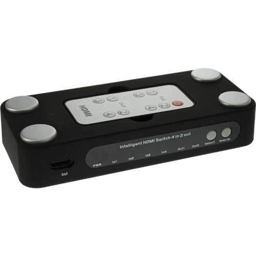 INLINE HDMI Matrix Umschalter 4 zu 2